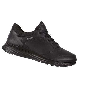 Women's Ecco Exostride Low Gtx Sneakers Black | SG 220QMA